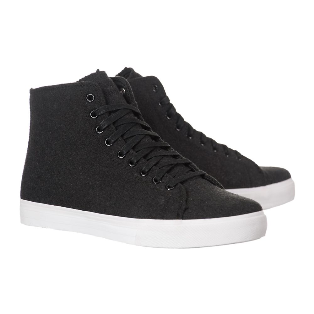 Baskets Montantes Supra Thunder High Noir Black Homme | TUF-37893838